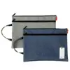 Bolsa para Documentos A4 Bolsa Portátil para Documentos Bolsa para Classificação de Matérias de Estudante Bolsa de Lona com Zíper Multicamadas Bolsa para Informações de Reunião de Escritório