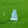 Novo produto transfronteiriço: brilha no escuro, hipopótamo fofo em miniatura, acessórios de decoração DIY, paisagem em miniatura, garrafa ecológica, pequeno enfeite
