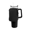 Capa Protetora para Copo de Gelo Stanley 40oz Material de Mergulho Antiderrapante Montada no Carro Absorvente de Suor Bolsa de Armazenamento Capa para Copo de Água