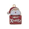 Mix 56 Gota de Natal Óleo Liga DIY Jóias Acessórios Papai Noel Boneco de Neve Sino Alce Pulseira Pingente