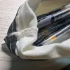 Amazon Transfronterizo Bolso de Mano con Cremallera Neceser Estuche para Lápices de Algodón en Blanco Disponible en Stock Estuche para Lápices Estuche para Lápices de Lona
