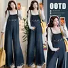 Outono 2026 Novo Estilo Senso de Design Estilo Coreano Casual Macacão + Blusa de Algodão Conjunto Maternidade
