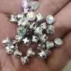 Pedras de Strass de Vidro Cristal para Costura à Mão, Pedras de Strass com Borda Decorativa Anti-Risco, Botões, Abotoaduras, Materiais de Acessórios para DIY de Vestido de Casamento, 36 Peças