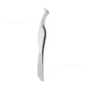 Pinzas para Pestañas Postizas Acero Inoxidable Pinza para Extensiones de Pestañas Pinza Dorada de Pluma para Maquillaje de Pestañas Herramienta para Pestañas No Magnética Antiestática