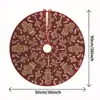 Nueva Falda para Árbol de Navidad con Diseño de Mejor Venta en Amazon Decoración para Base de Árbol Impresión Digital Suministros Navideños Decoraciones