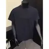Camiseta Masculina de Verão Versátil Cross-border Atlético Cool-Tech Respirável Secagem Rápida Gola Redonda Manga Curta Confortável Stretch Cor Sólida