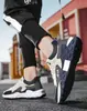 Sapatos Masculinos 2026 Moda Casual Esportivos Tênis Antiderrapantes Sapatos de Viagem Masculinos Tênis de Corrida Venda Transfronteiriça de Comércio Exterior