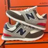 Zapatos de Hombre New Balance 574 Zapatos Deportivos para Hombre Zapatos de Running de Caña Baja Zapatos Cómodos Personalizados Estilo Pareja Zapatos Casuales con Forma de N