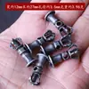 Artículos Misceláneos Antiguos, Vajra de Hierro Celestial de Aleación, Colección Completa de Adornos, Utensilios Rituales de Xizang, Mazo Subyugador de Demonios Mágico de Hierro Celestial, Accesorios de Pulsera de Cuentas Budistas