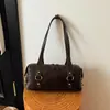 Bolsa de Braço Sensação de Alto Padrão Nova Moda Verão 2026 Versátil PU Bolsa de Ombro Único Tendência Nicho Textura Simples Bolsa de Mão