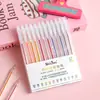Bolígrafos de Gel con Purpurina de Colores, Bolígrafos de Acuarela, Marcadores Fluorescentes, Agendas para Estudiantes, Marcadores de Colores Apilables Especiales para Dibujo Infantil