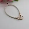 Pulseira Lanyard para Celular Corda de Couro PU Corrente de Mão Pingente para Celular Corrente para Copo d'Água Alça de Reposição para Bolsa de Celular