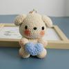 Muñeca de Punto Hecha a Mano Nueva Terminada Súper Linda Colgante de Ganchillo de Felpa Industria Pesada Colección de Muñecas de Punto de Dibujos Animados