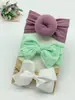 Venta caliente banda para el pelo de bebé lazo de nailon accesorios para el pelo de niños calcetines de bola súper suaves juego de tocado ancho Venta al por mayor
