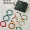 Bolsa de Almacenamiento para Pulseras de Cuero, Bolsa Portátil para Joyería de Cristal, Bolsita para Pulseras y Brazaletes, Caja de Joyería Exquisita de Alta Gama