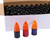 Recarga de Tinta Fotosensible, Botella Grande, 5ml de Capacidad Total, Recarga para Sello de Comentario de Profesor, Recomendado por el Comerciante en Rojo, Azul y Negro