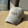 Gorra de Béisbol Nueva Colección Primavera-Verano Ala Ancha Algodón Puro Corona Suave con Letras, Gorra de Pato de Ala Ancha para Hombre, Gorra Versátil Casual para el Sol