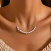 Moda Europea y Americana Más Vendido Transfronterizo Versátil Collar de Perlas Tendencia en Joyería Venta Caliente de Comercio Exterior Adornos Collar de Lujo Ligero Venta al por Mayor