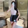 Lencería Coqueta Puro Deseo Q Lencería Estilo Abstinencia No Necesita Quitarse Qqny Secretaria Falda de Cadera Sexy Cos Pijama Uniforme
