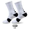 Calcetines de baloncesto para hombre, de combate, élite, de media pantorrilla, profesionales, absorbentes de impactos, transpirables, de felpa, con fondo de toalla grueso y absorbentes de sudor.
