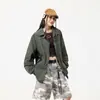 Jaqueta Estilo Casal Nova Outono Gola Alta Simples Casual para Jovens e Meia-Idade Jaqueta Baseball Estilo Japonês Jaqueta de Negócios para Homens