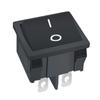 Interruptor Kcd1 en forma de barco 4 pines 2 velocidades Iec Cb certificado Kcd5 balancín de cuatro patas interruptor de llave para picadora de carne