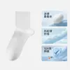 Calcetines de Seda de Morera Antibacterianos de 10A para Hombre, Calcetines de Malla Fina de Verano hasta la Pantorrilla, Calcetines Cortos Nuevos Transpirables, Calcetines de Negocio para Hombre