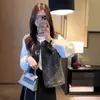 Chaleco corto de moda estilo coreano para mujer, nuevo y moderno para el otoño de 2026, prenda exterior versátil sin mangas