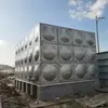 Tanque de Agua de Una Sola Capa Tiene Suficiente Espacio Ensamblado en el Lugar Vida de Ingeniería Tanque de Agua Aislante Combinado Tanque de Agua de Acero Inoxidable Ignífugo