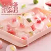 Forma de Gelo Atacado 33 Cubos Plástico Grau Alimentício Redondo Verão Doméstico Caixa de Gelo com Tampa para Geladeira Fabricação de Gelo