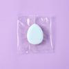 Mini borla de maquillaje con cojín de aire para el pulgar, esponja para los dedos, borla para polvos seca y húmeda de doble propósito, base líquida que no come el polvo, borla para polvos con la punta de los dedos