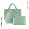 Bolso Transfronterizo para Mujer Caliente Bolso Tejido a Mano 2023 Bolso de Moda Bolso Tote de Gran Capacidad Bolso de Hombro Casual