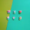 Flores de Tulipán Pequeñas Frescas Hechas a Mano DIY Pasador Casero Joyería Accesorios de Pegamento de Crema Accesorios de Resina Materiales
