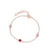 Pulsera de Plata de Ley S925 Color Tesoro Estilo Francés de Nicho para Mujer, Lujo Ligero, Elegante, Exquisita, Gama Alta, Ajustable