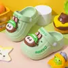 Pantuflas Infantiles de Hongo Lindas Dibujos Animados para Niños Zuecos Antideslizantes para Exteriores Sandalias de Playa de EVA para Bebé Verano