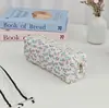 Bolsa de Maquillaje Pequeña Floral de Venta Caliente Transfronteriza Gran Capacidad Portátil para Salir Viajar Neceser Bolsa de Almacenamiento de Maquillaje de Mano ins
