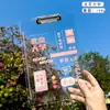 Pasta de Arquivo A4 Inspiradora Porta Documentos de Escritório Papel de Teste Suporte para Estudante Acrílico Transparente Bloco de Notas Placa de Espuma Clip Atacado