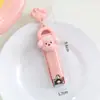 Cortauñas de Dibujos Animados de Cachorro Lindos para Estudiantes, Cortauñas Plegable Portátil con Garras Adorables, Herramientas de Cuidado de Uñas de Alto Valor