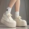 Populares Zapatos de Plataforma Gruesa, Tenis de Plataforma, Zapatos Blancos para Mujer, Nuevo Estilo Primavera 2026, Zapatos Casuales que Aumentan la Altura, Tenis Deportivos Versátiles