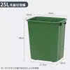 Papelera Cuadrada de Gran Capacidad sin Tapa para Uso Comercial en Restaurantes, Hoteles, Fábricas, Cubos Vacíos para Uso Doméstico, Papelera de Saneamiento para Baño