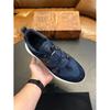 Zapatos para Hombre 2024 Nuevos Zapatos Deportivos Malla Transpirable Gama Alta Marca Famosa Tela de Piel de Ternera Más Fáciles de Combinar Zapatos Casuales Slip-On