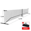 Vendas Diretas de Fábrica Especial Transfronteiriça 6,7M Suporte Profissional para Rede de Pickleball Poste Portátil para Rede de Pickleball ao Ar Livre