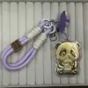 Shuibei Ouro Puro Ouro 999 Urso Feliz Chá com Leite Corrente de Pulseira Bolsa de Mão Pingente Chaveiro Presente Venda por Atacado