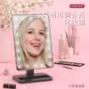 Suministro de Fábrica Espejo de Maquillaje LED para Niñas Espejo de Belleza Portátil para Maquillaje 20 Lámparas Espejo Luminoso de Regalo Espejo de Escritorio