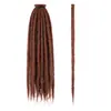 Transfronterizo 24 pulgadas Individual Europeo y Americano Rastas Street Dance Fieltro Rastas Peluca Rastas Tejido a Mano Extensiones de Cabello Rastas Rastas