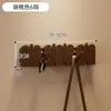Perchero de Llave de Piano para Entrada, Pasillo, Montaje en Pared de Madera Maciza Gancho de Ropa de Gama Alta, No Requiere Taladro
