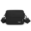 Maletín unisex, bolsa de tela Oxford de nailon a prueba de salpicaduras, bolso bandolera para hombre, bolsa de cajero multibolsillo, bolsa casual