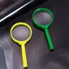 Lupa Acrílica de 60 mm Lente Convexa Venta Directa de Fábrica Plástico de Mano Juguete de Educación Científica para Niños Lupa