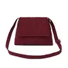 2025 Bolso Cruzado para Mujer de Tela de Nylon Nuevo Color Sólido Costura de Rombos Bolso Cuadrado Pequeño Bolso de Hombro Simple de Moda