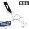 Navaja de Acero Inoxidable para Afeitado Manual y Recorte de Cejas Soporte para Navaja para Uso Doméstico y Comercial Navaja Plegable Retro Antigua